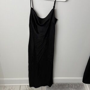 Express Black Backless Dress